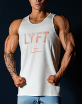 LÝFT Stripe Standard Fit Tanktop - White