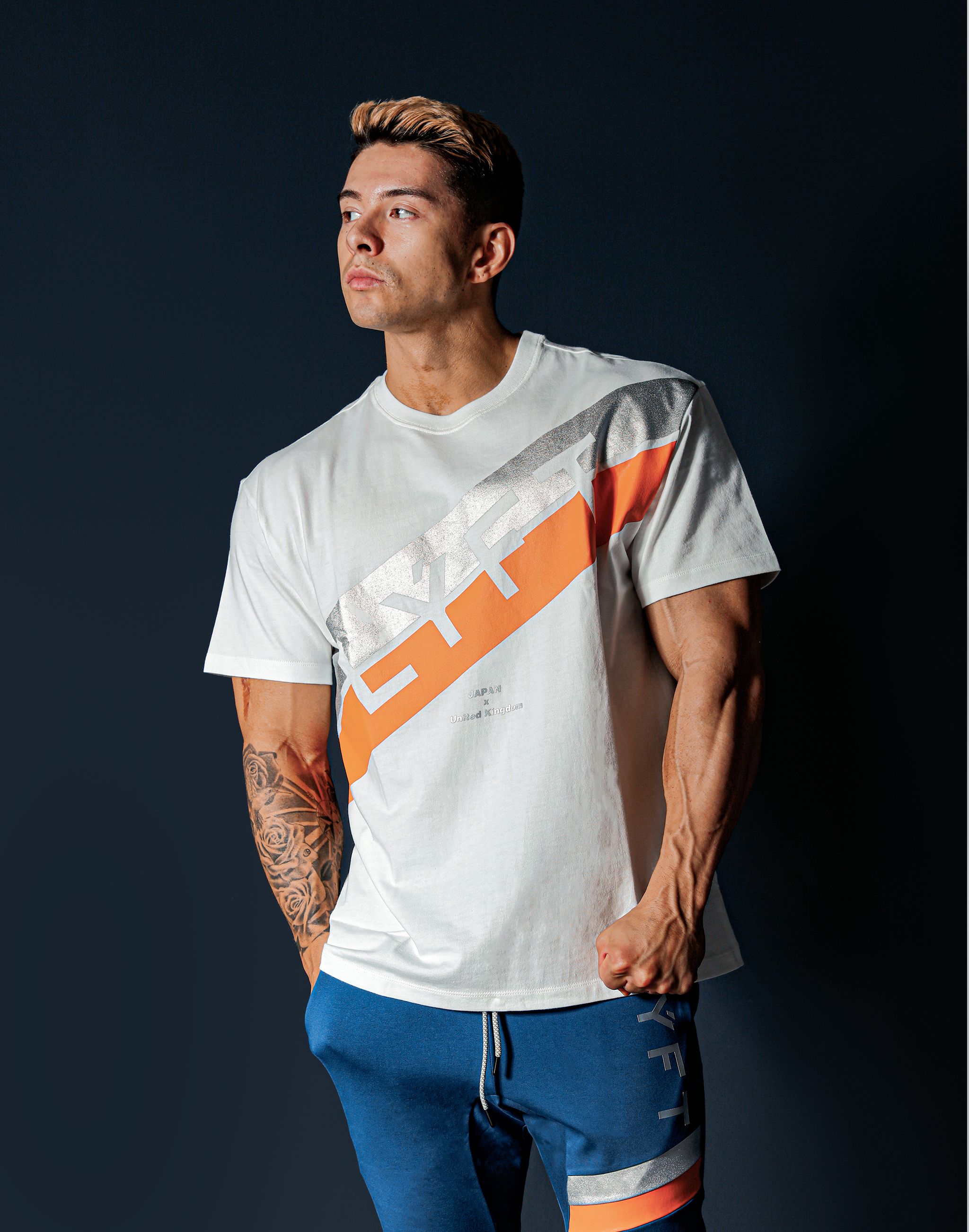 LYFT(リフト)トレーニングウェア/T-シャツ:Stripe Big Size T-Shirt ...