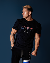 Two-Tone LÝFT Standard T-Shirt - Black