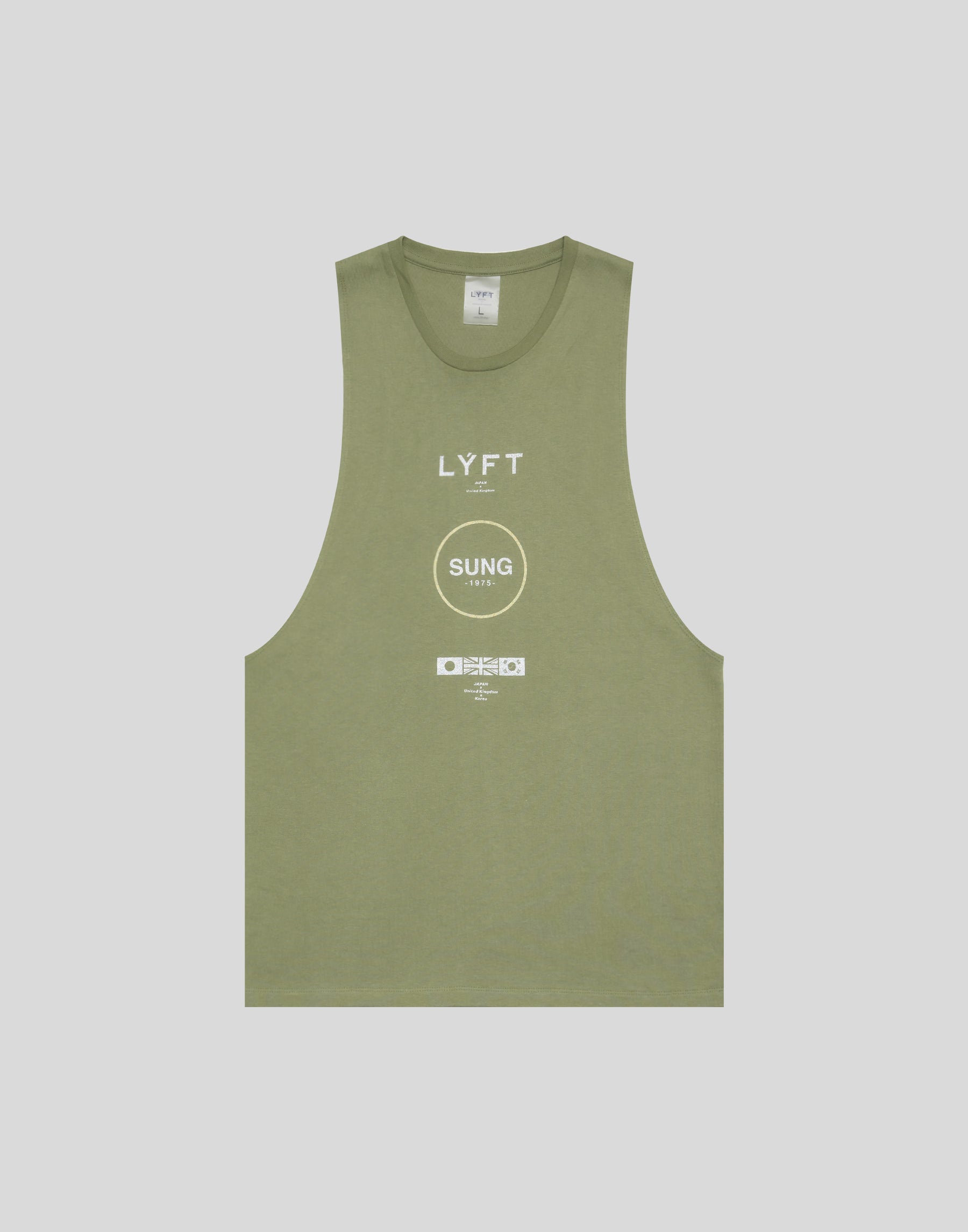 LÝFT x SUNG Drop Tanktop - Olive