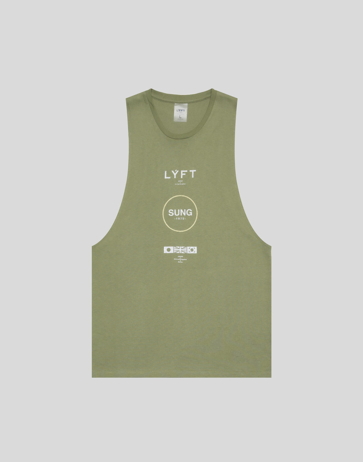 LÝFT x SUNG Drop Tanktop - Olive