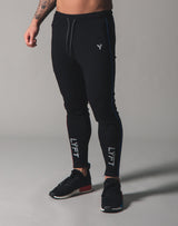 Piping 2Way Stretch Pants - Black