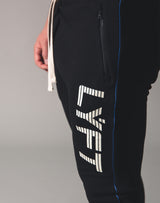 Piping Sweat Pants - Black