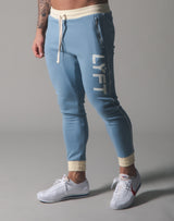 Piping Sweat Pants - L.Blue