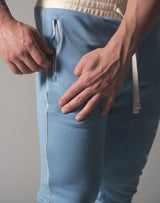 Piping Sweat Pants - L.Blue