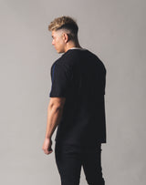 Piping Big T-Shirt - Black