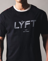 Piping Big T-Shirt - Black