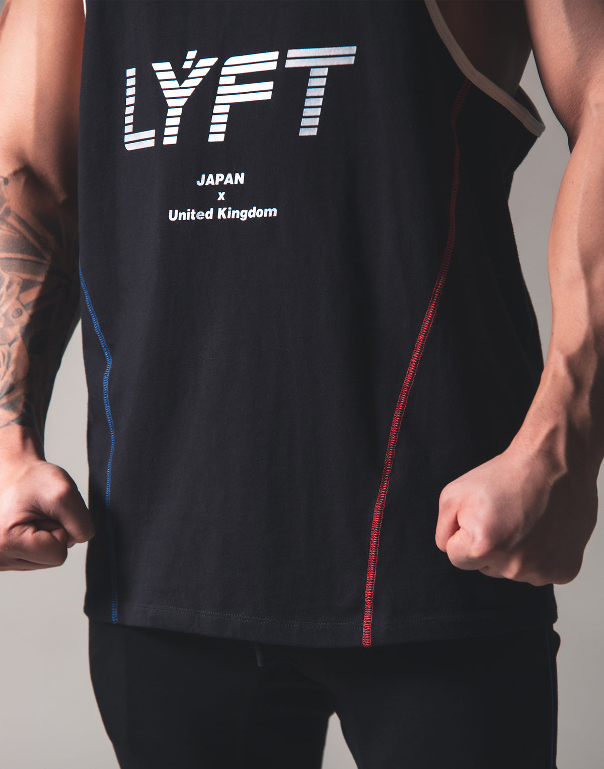 Piping Training Tanktop - Black