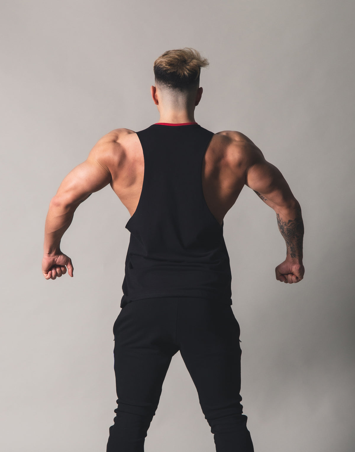 Drop Shoulder Tanktop - Black