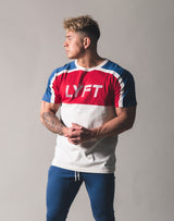 Mix Standard T-Shirt - Off White/Red