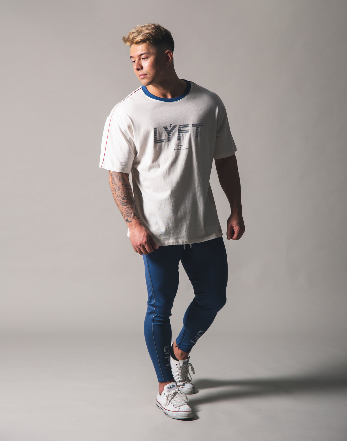 Piping Big T-Shirt - Off White