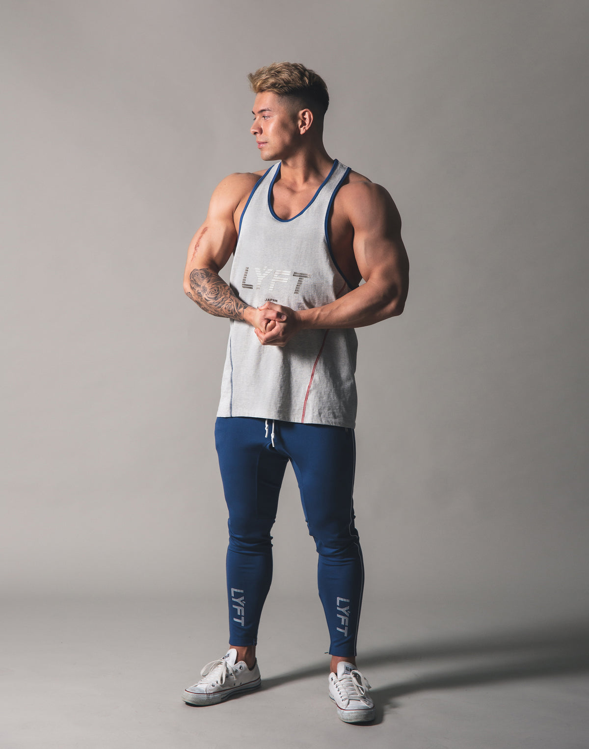 Piping Training Tanktop - Grey