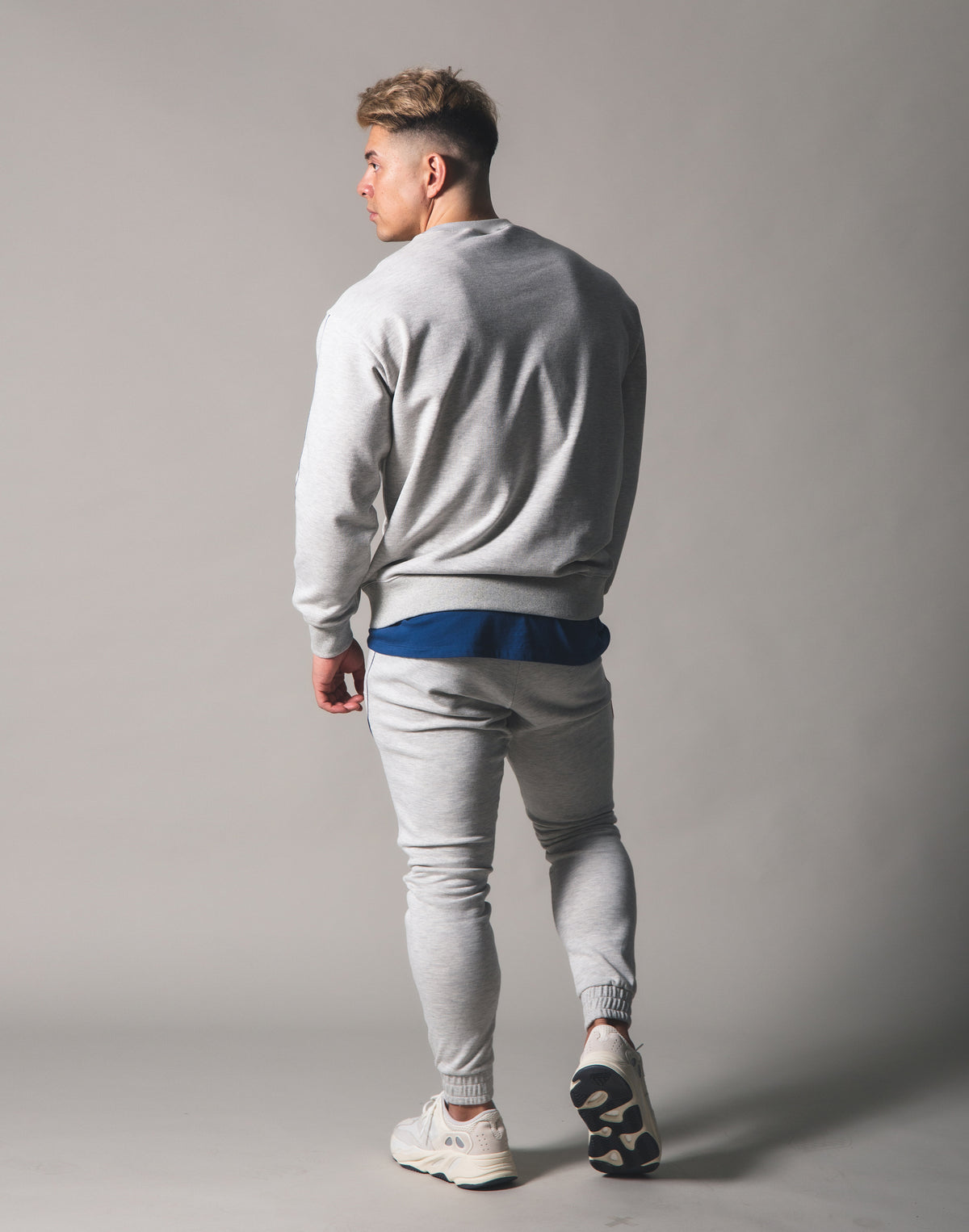 Piping Sweat Crew Neck - Grey