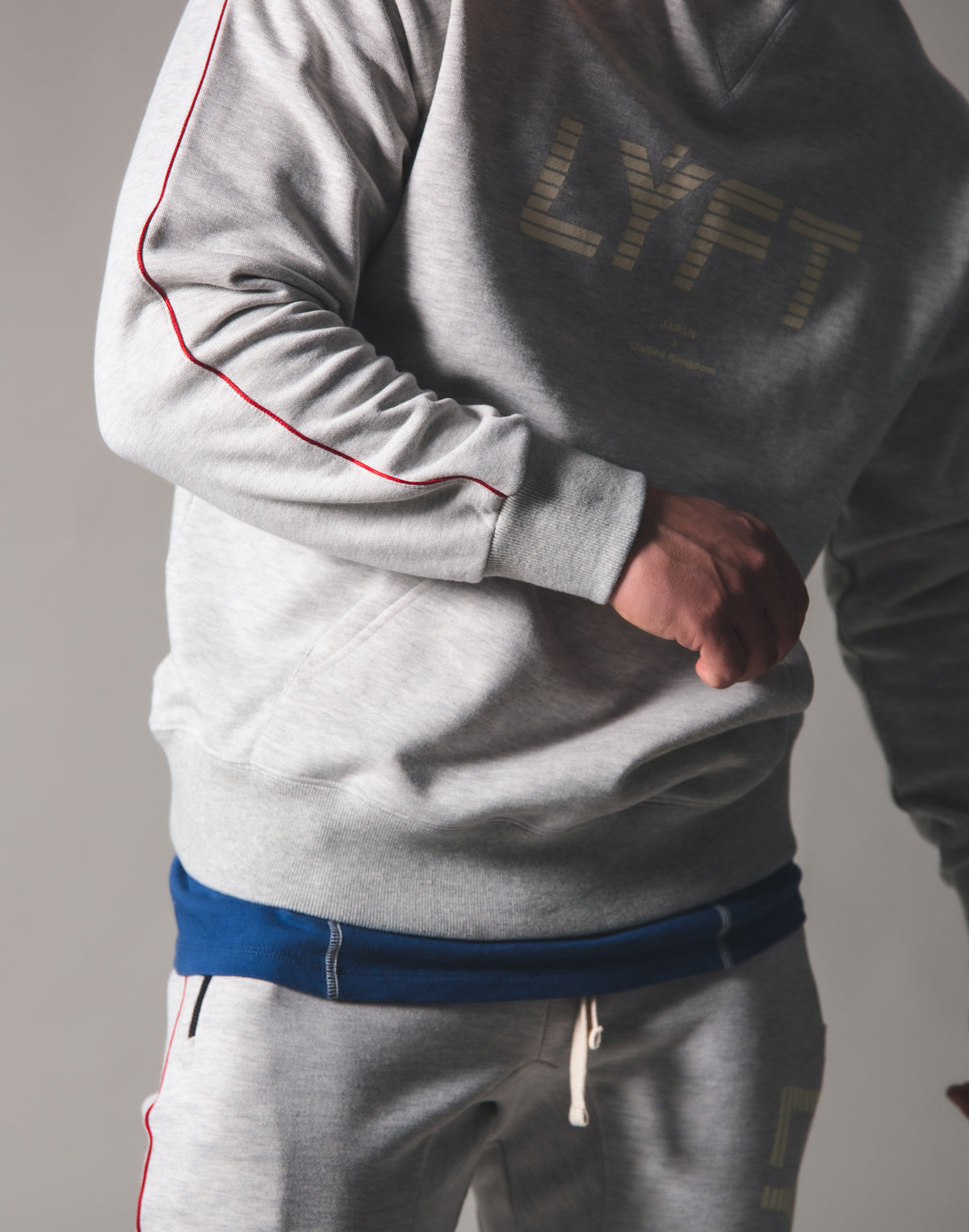 Piping Sweat Crew Neck - Grey