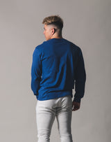 Piping Big Long T-Shirt - Blue