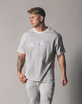 Piping Big T-Shirt - Grey