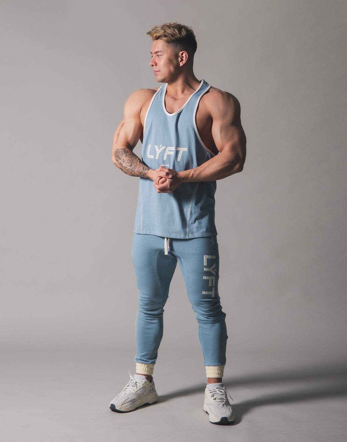 Piping Training Tanktop - L.Blue