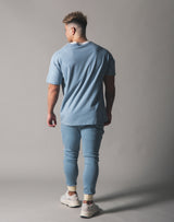 Piping Big T-Shirt - L.Blue