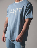 Piping Big T-Shirt - L.Blue