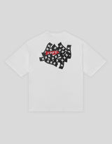 LÝFT × XXX Limited Graphic Big T-Shirts - White