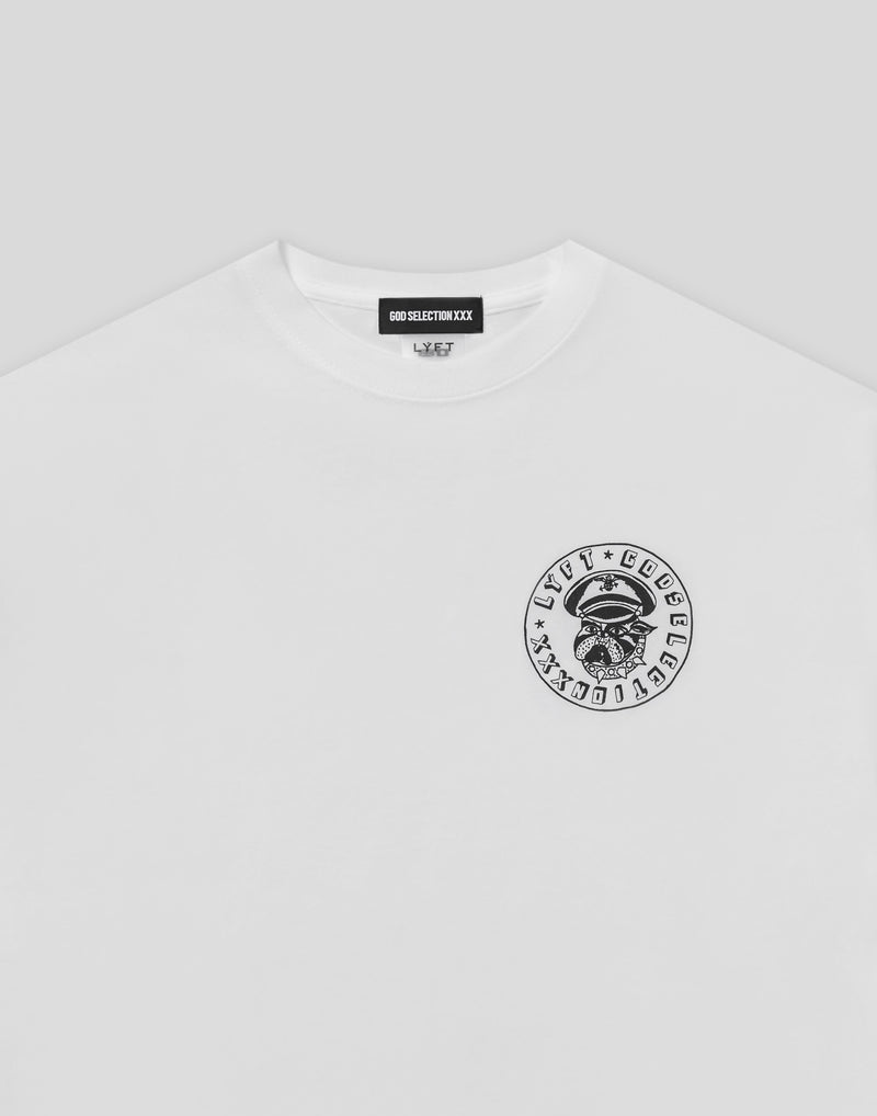 LÝFT × XXX Limited Graphic Big T-Shirts - White