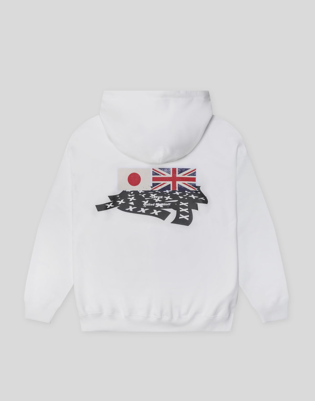 LÝFT × XXX Limited Flag Hoodie - White