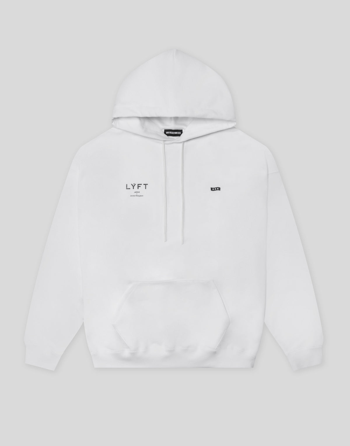 LÝFT × XXX Limited Flag Hoodie - White