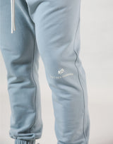 Message Wave Stretch Warm Sweat Pants - L.Blue