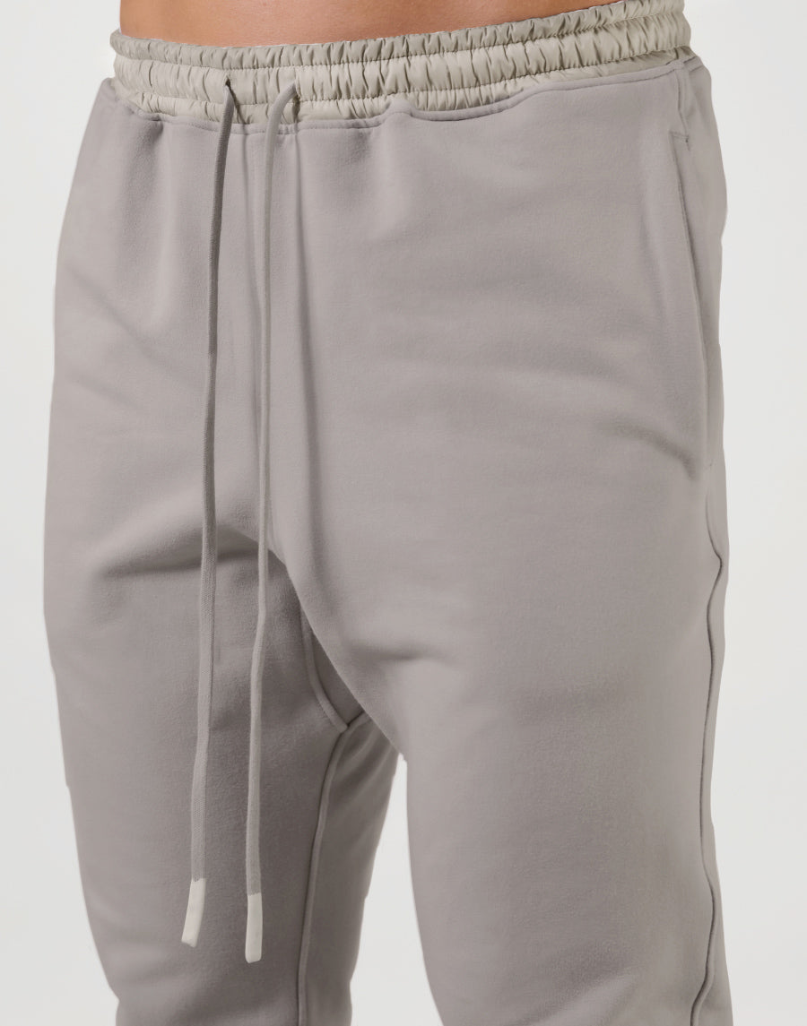 Message Wave Stretch Warm Sweat Pants - Grey