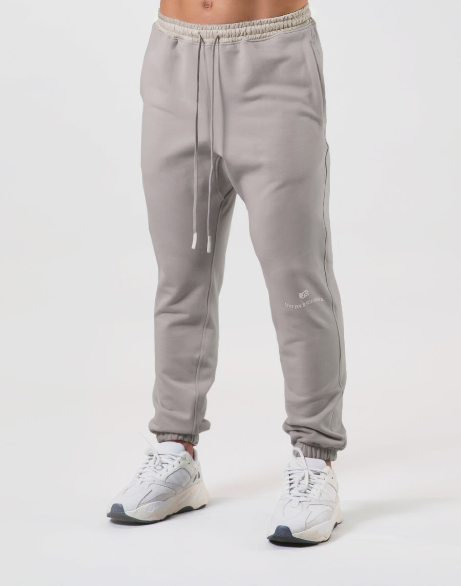 Message Wave Stretch Warm Sweat Pants - Grey – LÝFT