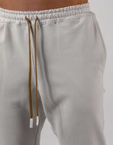 Message Wave Stretch Warm Sweat Pants - Ivory