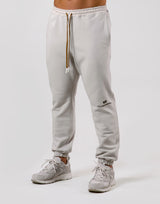 Message Wave Stretch Warm Sweat Pants - Ivory