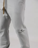 Message Wave Stretch Warm Sweat Pants - Ivory