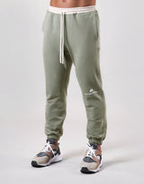 Message Wave Stretch Warm Sweat Pants - Olive