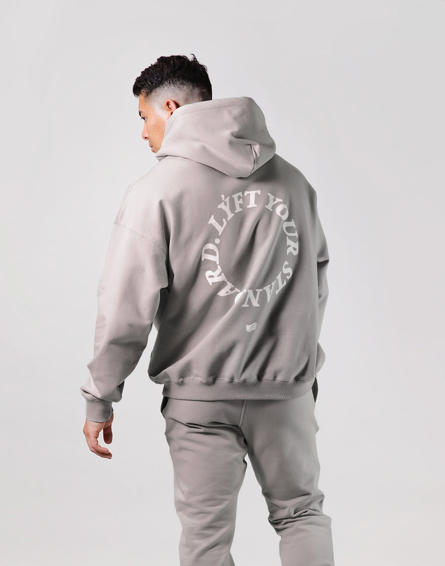 Message Ring Stretch Warm Pullover Hoodie - Grey – LÝFT