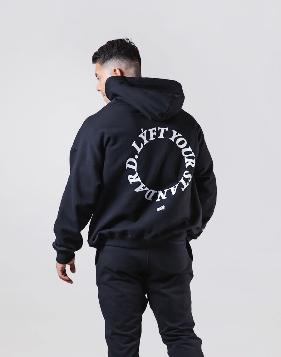 トップス LYFT Message Ring Stretch Warm Pullover Message Ring Stretch Warm Pullover Hoodie - Black – LÝFT