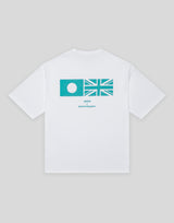 LÝFT × atmos Limited Flag Big T-Shirt - White