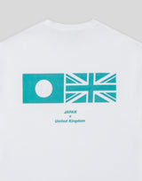 LÝFT × atmos Limited Flag Big T-Shirt - White