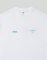 LÝFT × atmos Limited Flag Big T-Shirt - White