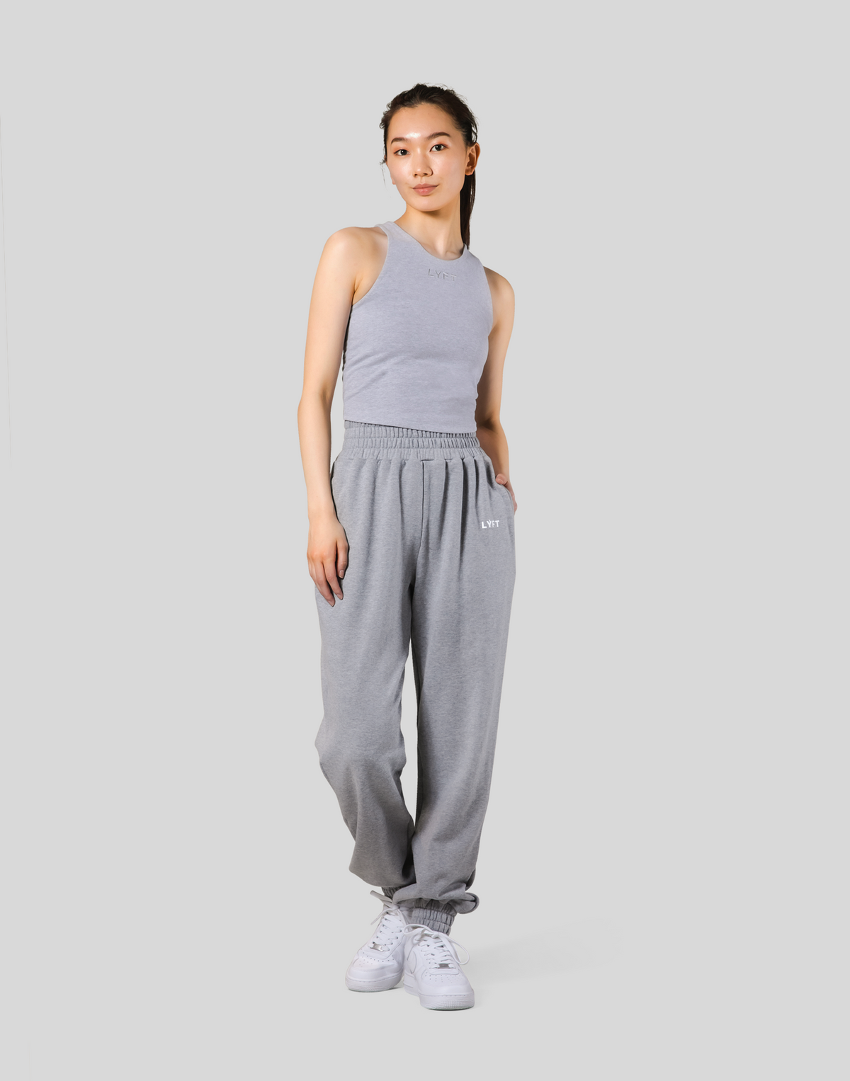 Neck Logo Tanktop - Grey
