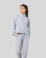 Stretch Wide Track Jacket - Grey