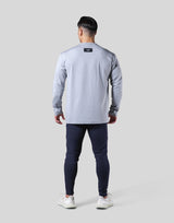 LÝFT Wappen Stretch Long T-Shirt - Grey