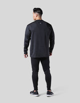 LÝFT Wappen Stretch Long T-Shirt - Black