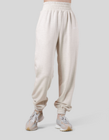 Wide Rib Baggy Sweat Pants - Ivory