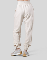 Wide Rib Baggy Sweat Pants - Ivory