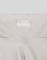 Woven Label Pocket Leggings - Ivory