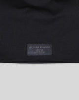 Woven Label Double Cross Strap Bratop - Black