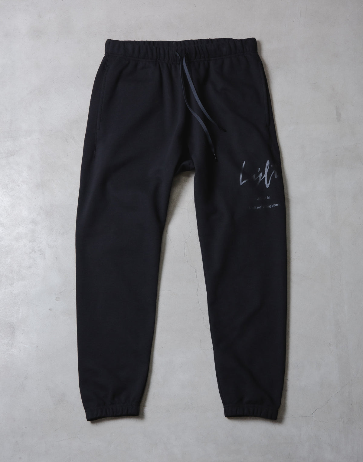 Script Logo Sweat Pants - Black x Balck