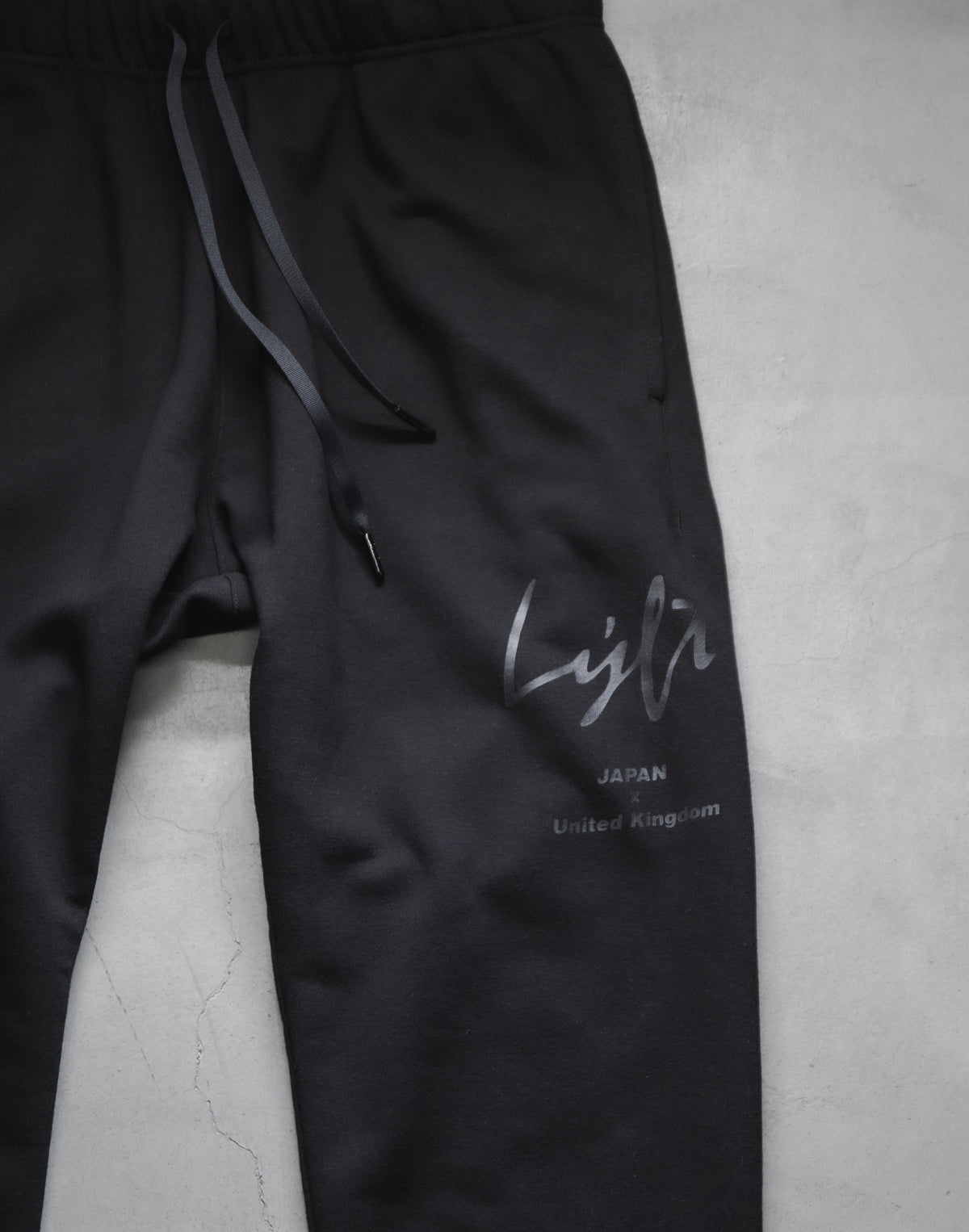 Script Logo Sweat Pants - Black x Balck