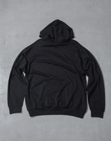 2 way Stretch Utility Pullover Hoodie - Black x Black